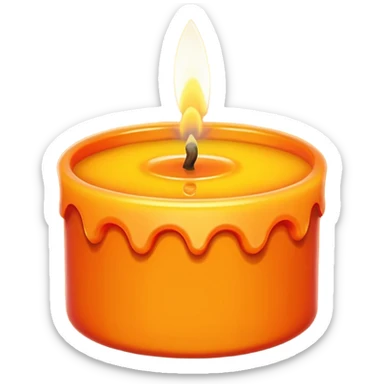diwali candle sticker