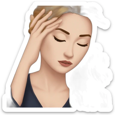 feyre-facepalm sticker