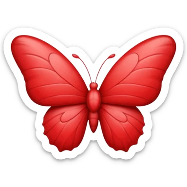 Cœur avec papillon sticker