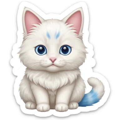 Color point cat sticker