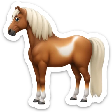 Cheval alezan brûlé sticker