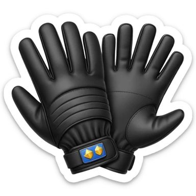 police gloves sticker