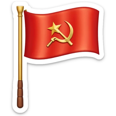 Soviet union flag sticker