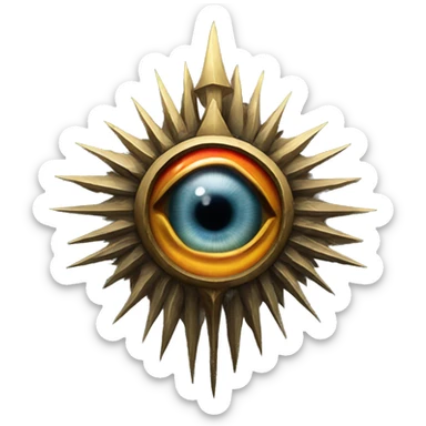 The Eye of Sauron Russian coats of arms sticker