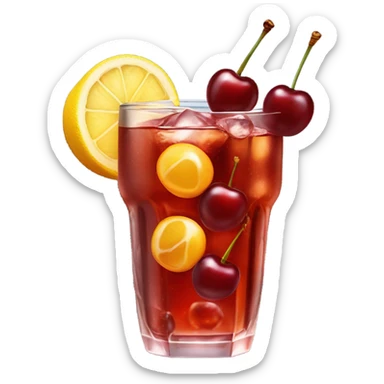 Cherry Iced Tea sticker