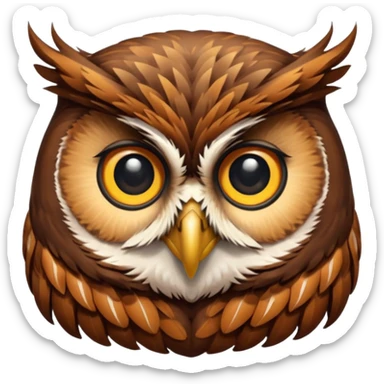 Búho sticker