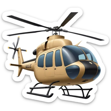 Brock Purdue flying a helicopter  sticker