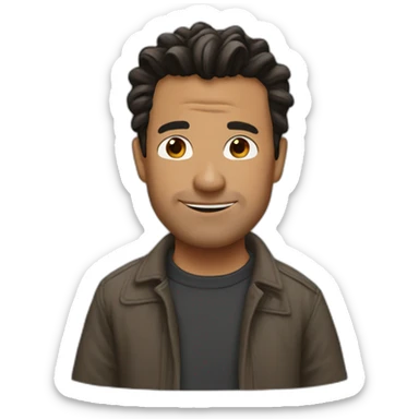 Chandler of friends sticker