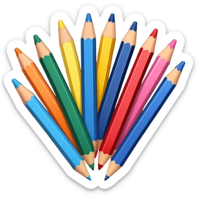 LAPIS DE CORES sticker