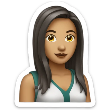 data analyst intern female sticker