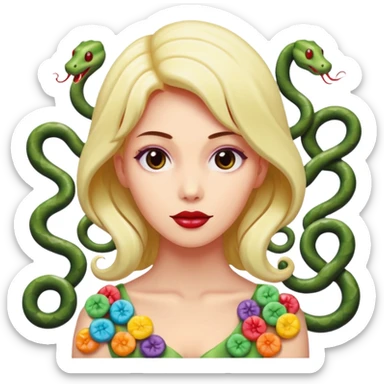 Candy Medusa sticker
