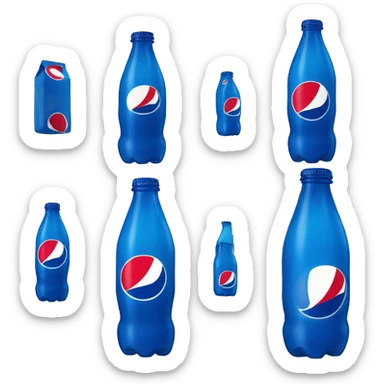 Pepsi bottle sticker