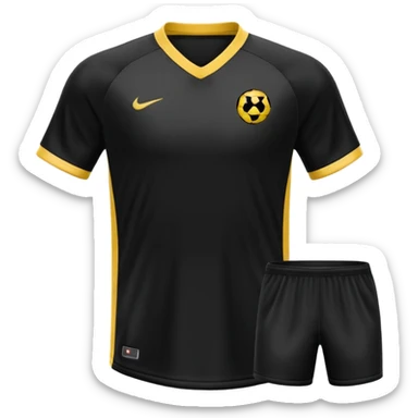 maillot football bande noir sans numéro ni logo sticker