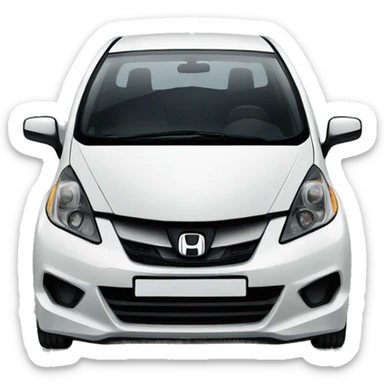 black honda jazz sticker