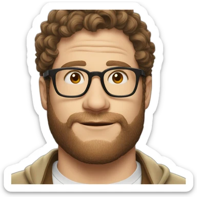 seth rogan sticker