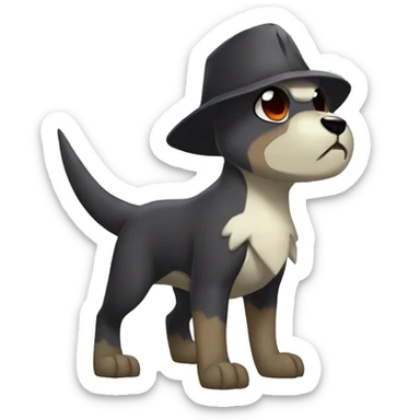  Cool Edgy Houndour-Cubone-Duskull-Fakémon  sticker