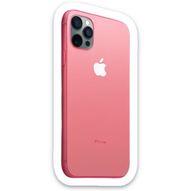 red iPhone sticker