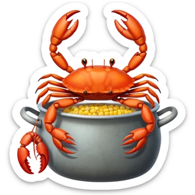 Crab boil sticker