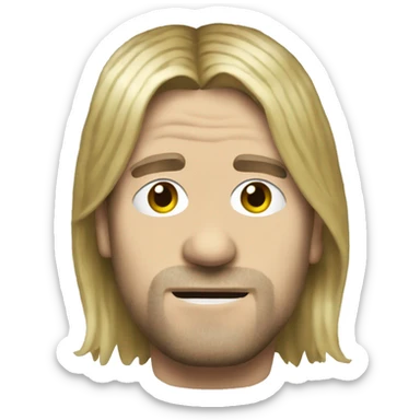 Kurt Cobain  sticker