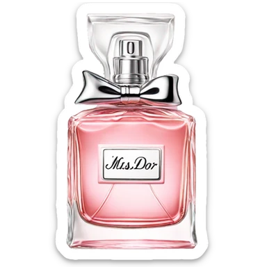 Miss dior perfume sticker