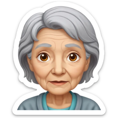 ugly grandma sticker