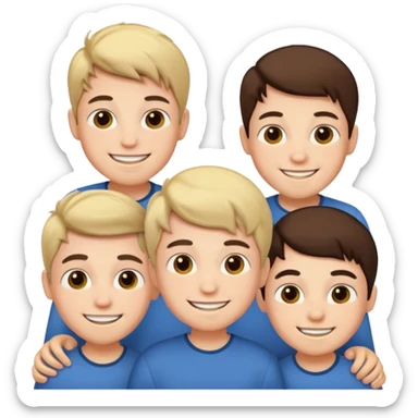 Create an emoji for the group named The BOYz. sticker