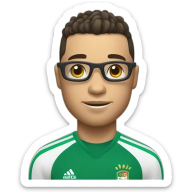 Ronaldo qui gagne la coupe du monde sticker