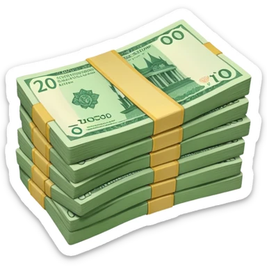 TISÍC KČ CZECH MONEY sticker