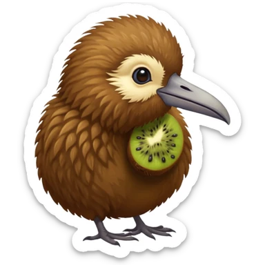 Kiwi bird sticker