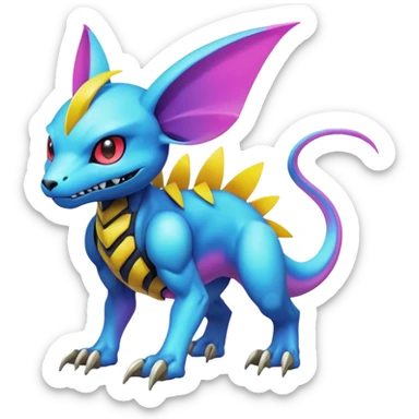 Fakémon-Pokémon-Spectrobes-Digimon-critter-fantasy-hybrid-creature  sticker