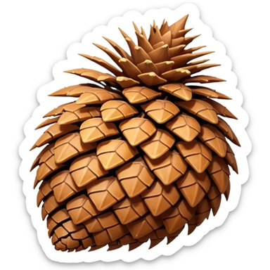 Spruce pine cone sticker