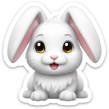 Cute bunny  sticker