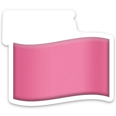 red flag emoji but make it pink sticker