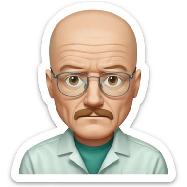 heinzenberg white from the breaking bad sticker