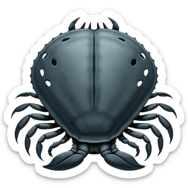 Horseshoe crab outline  sticker