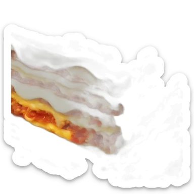 A lasagna sticker