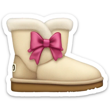 tazman uggs with bow sticker