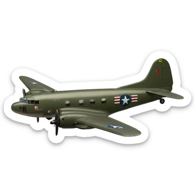 Douglas C-47 Skytrain sticker