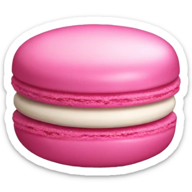 Pink macaroon sticker