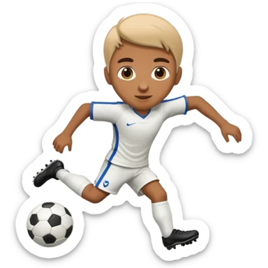 Rana jugando al fútbol  sticker