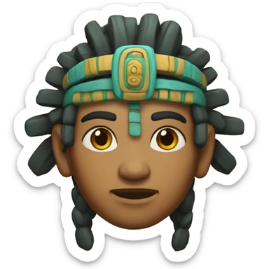 Dios maya sticker