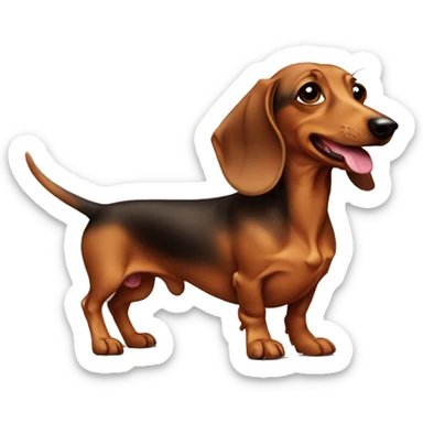 dachshund  sticker