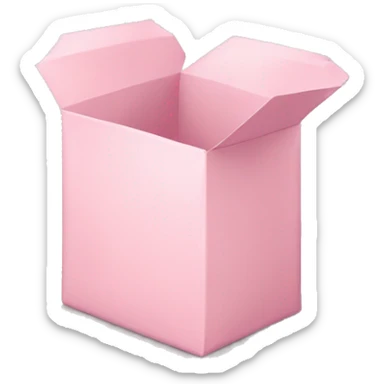 light pink package sticker