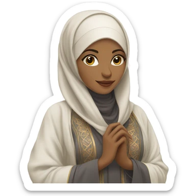 Traditional Islamic women sticker