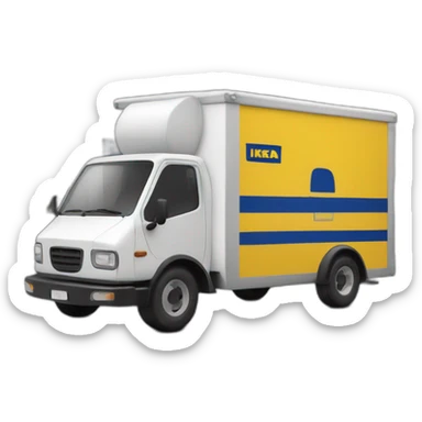 IKEA delivery truck sticker