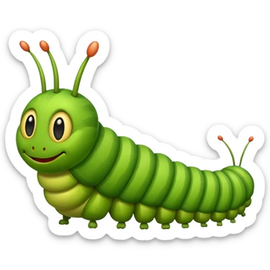 caterpillar emoji sticker