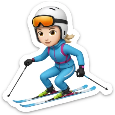 ski sticker
