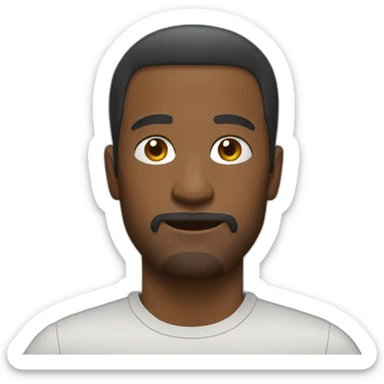 man take train sticker