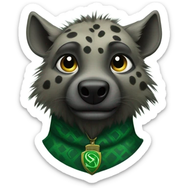slytherin hyena sticker