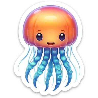 cute jellyfish sticker